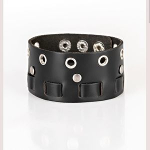 Motorcross Black Bracelet